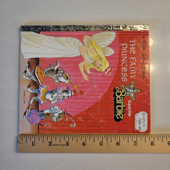 BARBIE LITTLE GOLDEN BOOK SuperStar Barbie The Fairy Princess 1977 - Picture 5 of 13